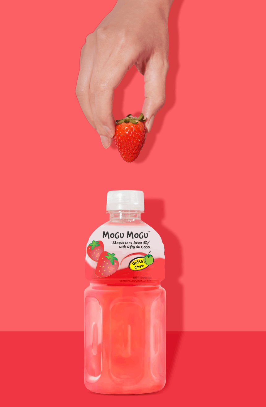 mogu mogu mango grape apple nata de coco drink